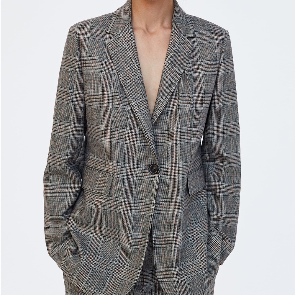 Zara plaid single button blazer 🍂 - Picture 11 of 16